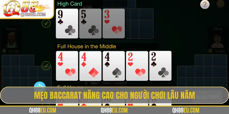QH88 Chia Sẻ Mẹo Baccarat Giúp Chơi Ổn Định Và Bền Vững - XOHADE.ORG